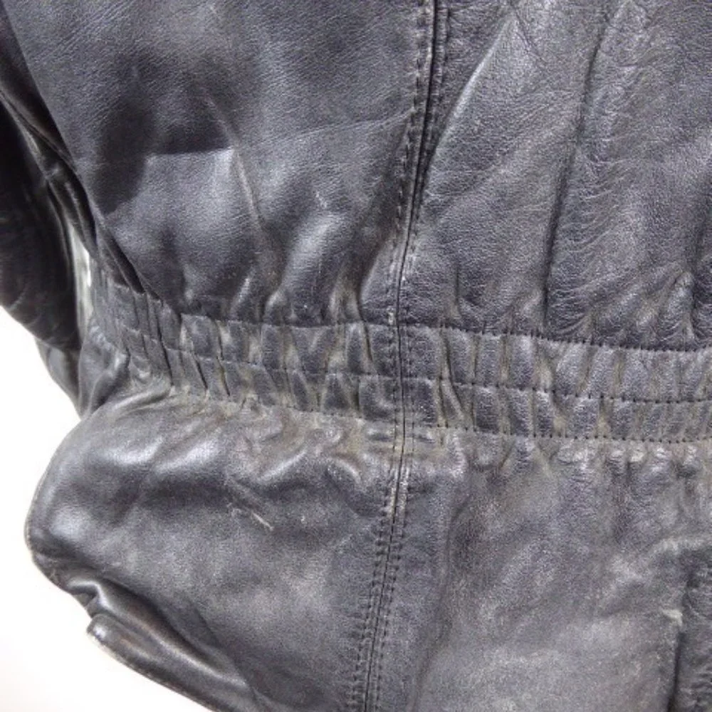 Hein Gericke HARLEY DAVIDSON MOTO LEATHER JACKET braided epaulets vintage 40 M